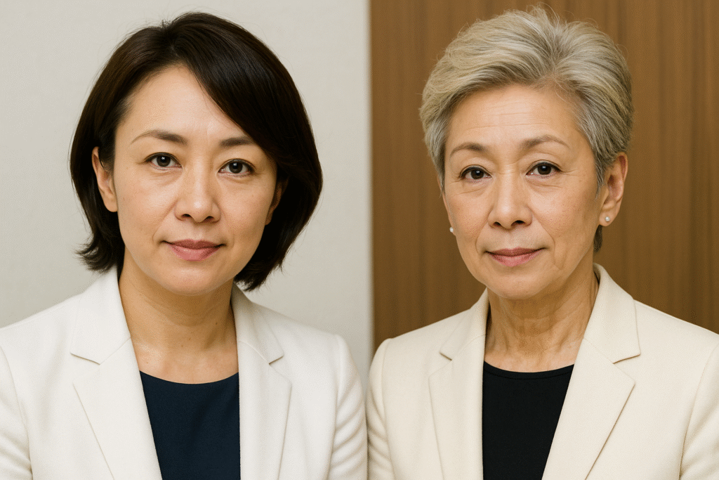 山尾志桜里 安藤優子 似てる