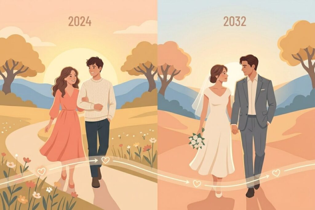 満島ひかりと浅野啓介の結婚の経緯をイメージした画像