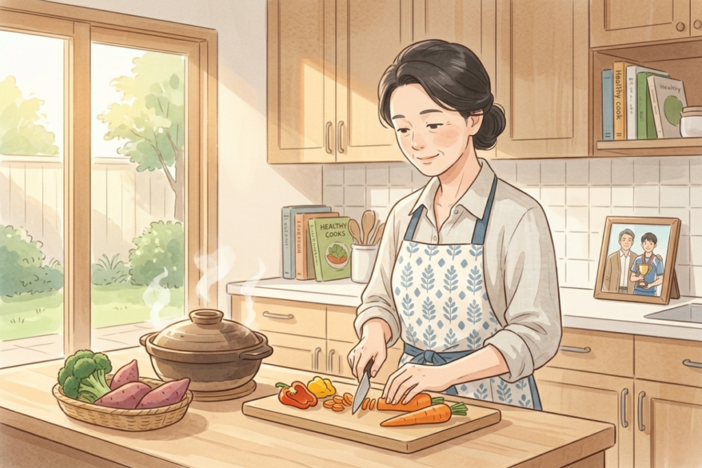 大谷翔平の妻の母親のサポートをイメージした画像