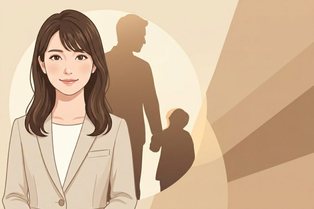 佐久間みなみの父親の人物像をイメージしたイラスト