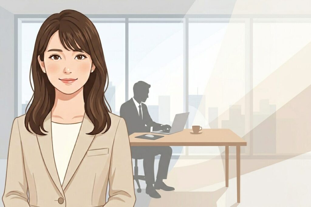 佐久間みなみの父親の職業をイメージしたビジネスシーン