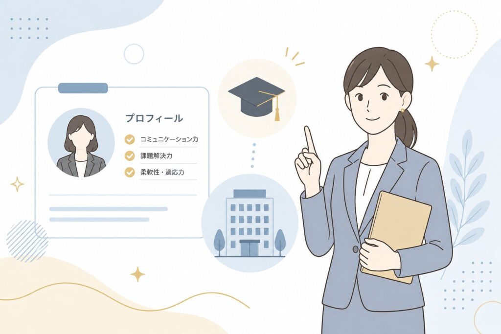 伊達美和子さんの基本プロフィールや学歴、森トラスト社長としての経歴をイメージしたビジネス女性のフラットイラスト