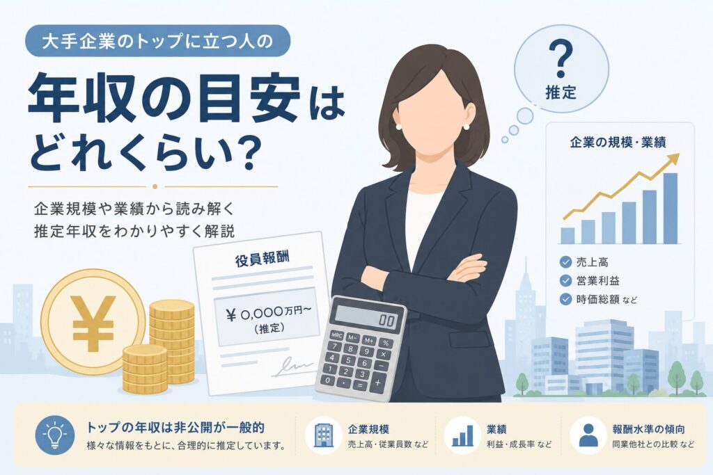 伊達美和子さんの推定年収を、円マークやコイン、グラフなどで表現したフラットイラスト